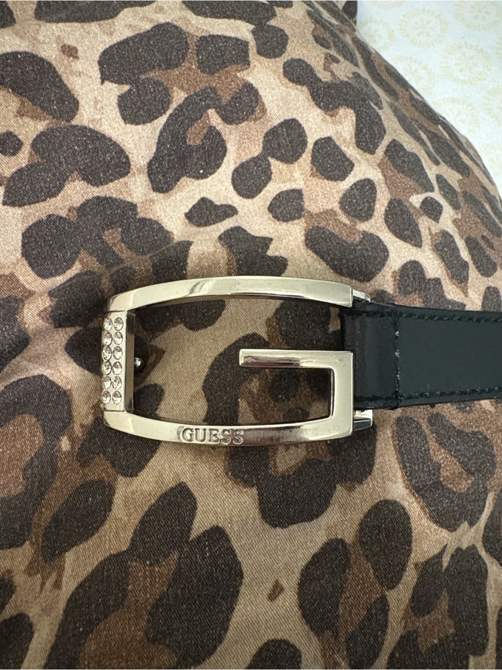FREE with bundles of 3+ | Vintage Y2K Guess Rhinestone Belt (Womans Large)